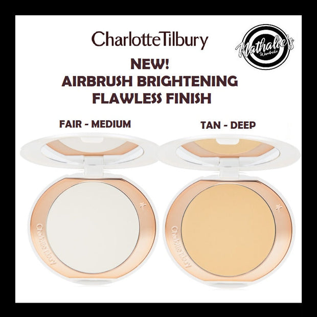 AIRBRUSH BRIGHTENING FLAWLESS FINISH POWDER SHADE TAN TO DEEEP