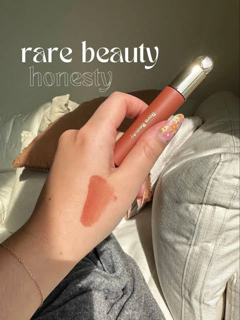 Rare beauty lip oil honesty shade