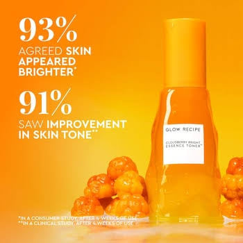 Glow recipe cloudberry bright essence toner