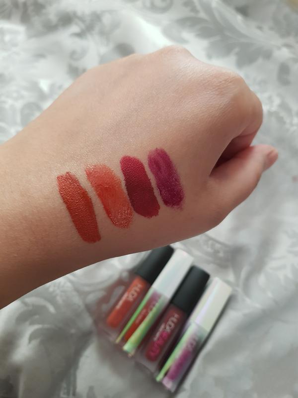 HUDA BEAUTY LIQUID MATTE &SILK BALM MINIS SET TEAR SHARE LOVE FEAST