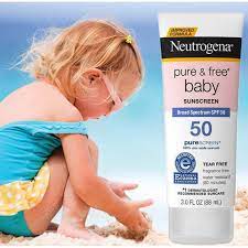 NEUTRGENA PURE &FREE BABYSUNSCREEN SPF 50