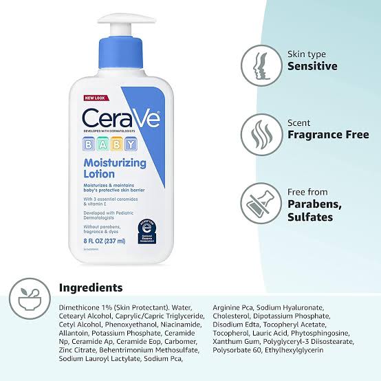 Cerave baby moisturiser lotion 237 ml